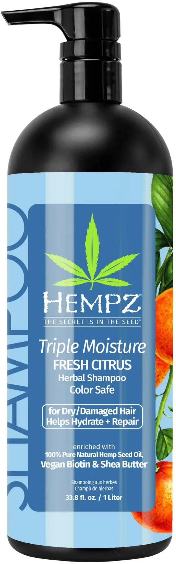 Hempz Triple Moisture Herbal Shampoo 1000 ml