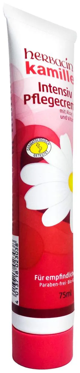 Herbacin Kamille Intensiv Pflegecreme Tube 75 ml - Zur Hautpflege