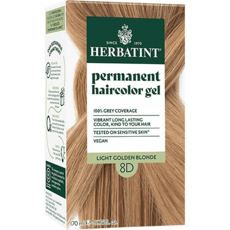 Herbatint 8D Hårfarve Light Golden Blonde (170 ml)