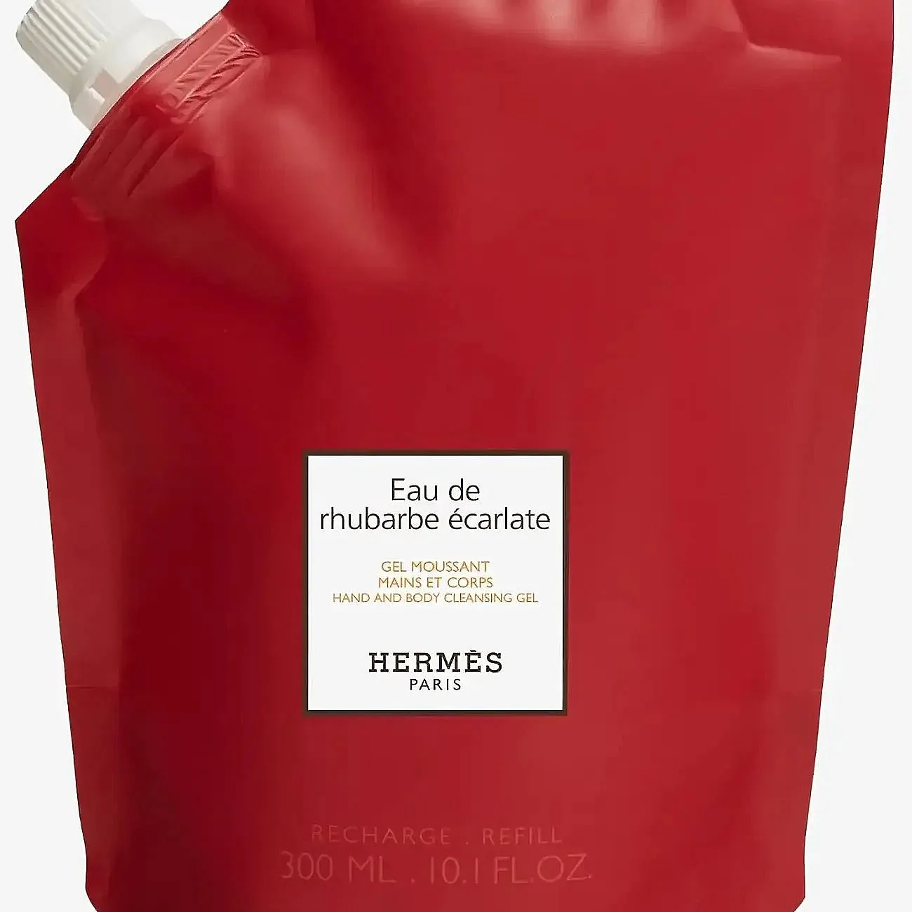 HERMÈS Eau De Rhubarbe Écarlate, Hand And Body Cleansing Gel Refill - Nude - 300 ML