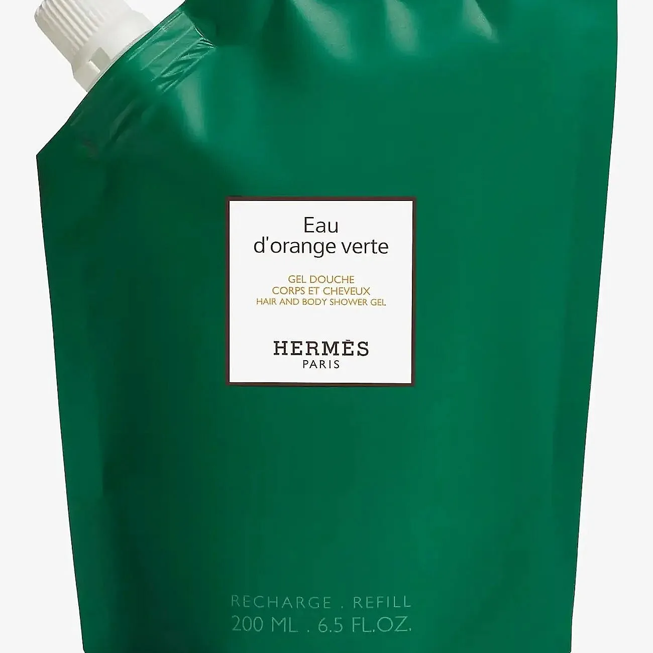 HERMÈS Eau D’orange Verte, Hair And Body Shower Gel Refill - Nude - 200 ML