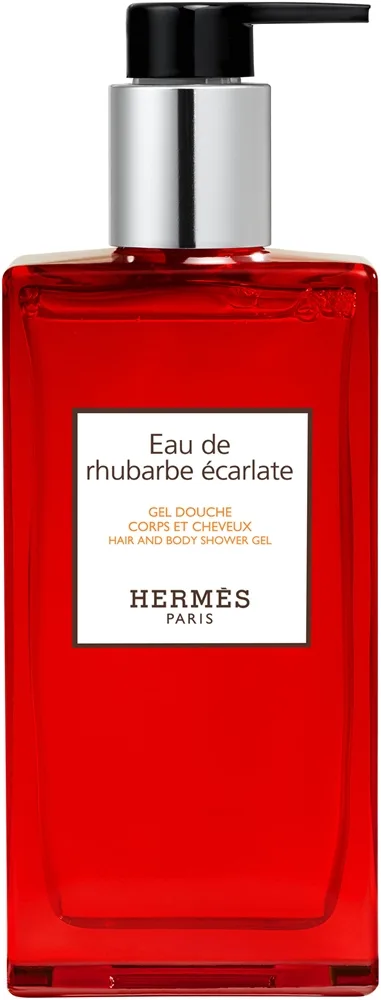 HERMÈS Eau De Rhubarbe Écarlate, Hair And Body Shower Gel - Nude - 200 ML