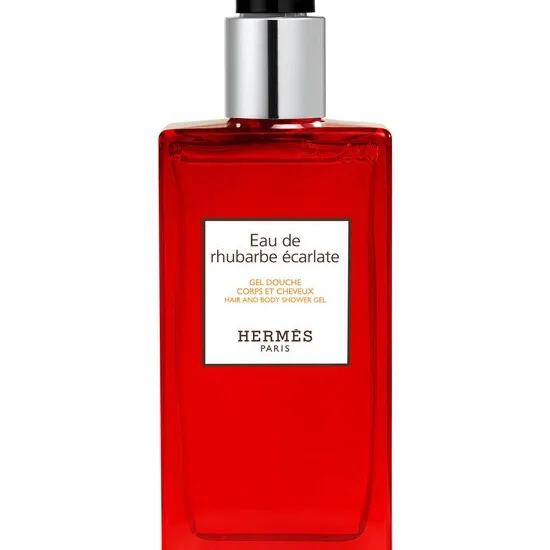 HERMÈS Eau De Rhubarbe Écarlate, Hair And Body Shower Gel - Nude - 200 ML