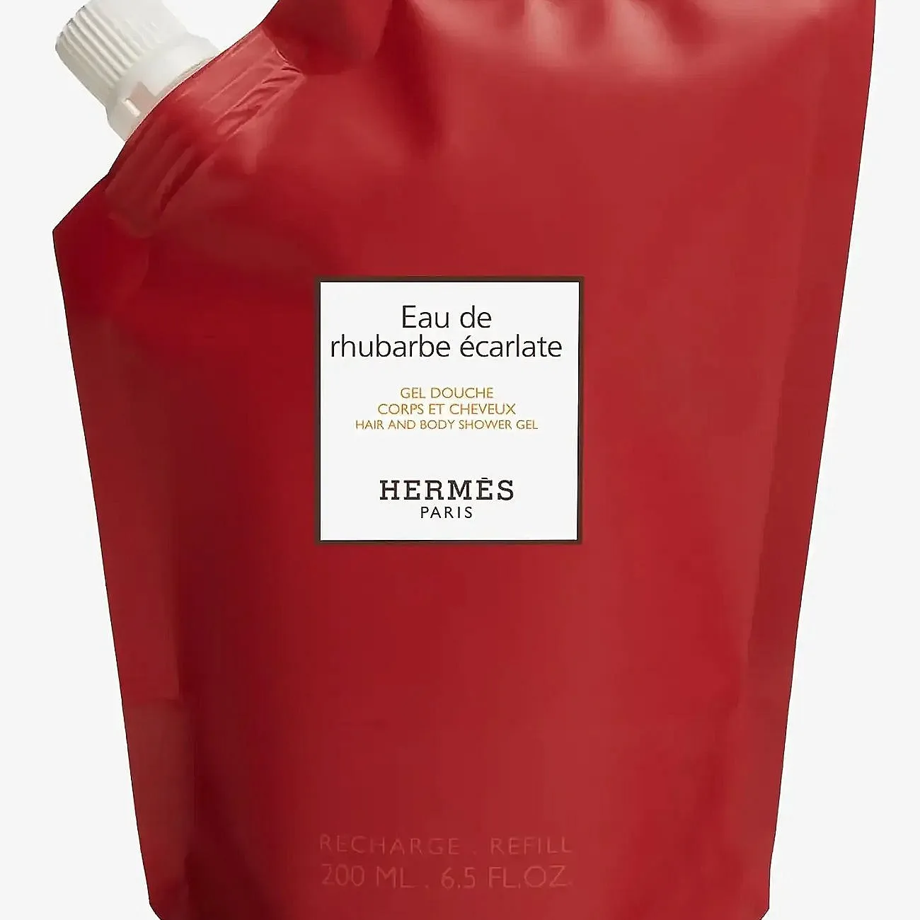 HERMÈS Eau De Rhubarbe Écarlate, Hair And Body Shower Gel Refill - Nude - 200 ML