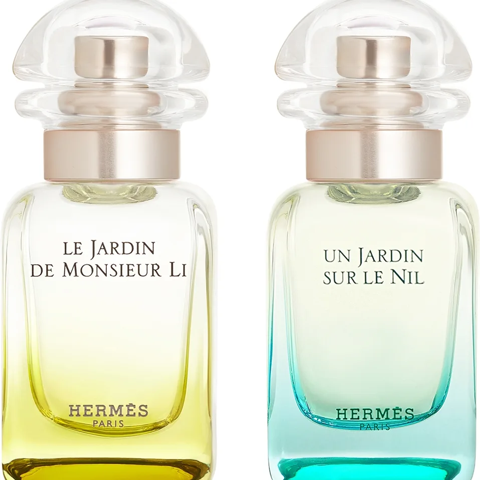 HERMÈS Parfums-Jardins Collection Un Jardin sur le Nil and Le Jardin de Monsieur Li, the fragrance d Set Unisex