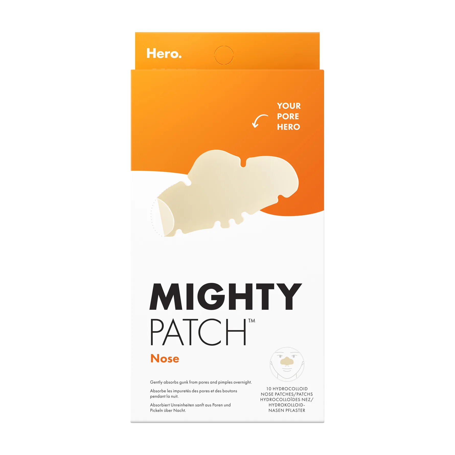 Hero Cosmetics Mighty Patch Nose laastarit ongelmaiholle 10 kpl
