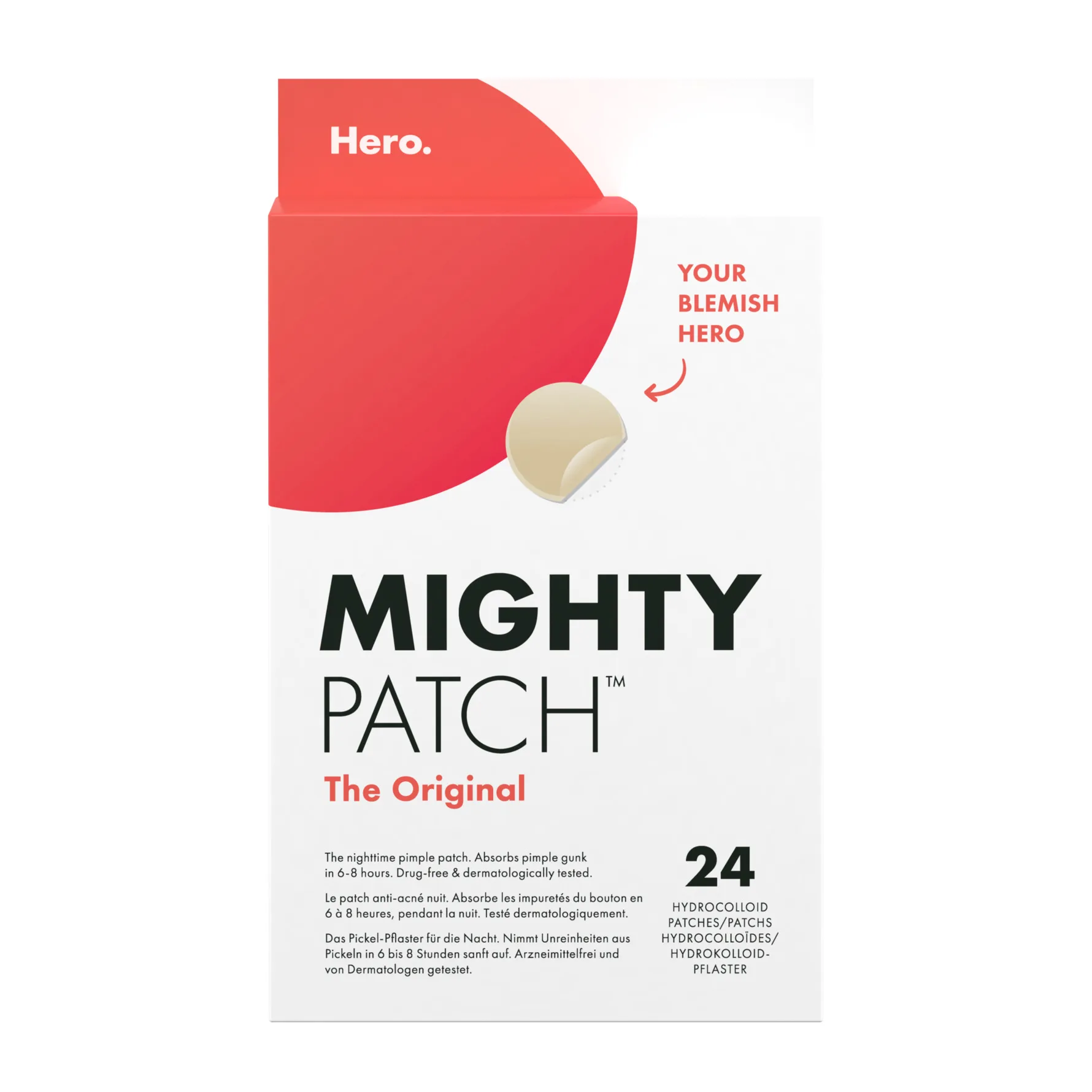 Hero Cosmetics Mighty Patch Original laastari aknea vastaan 24 kpl