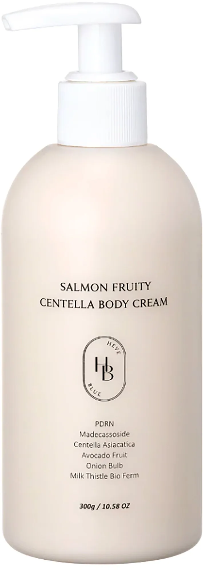 Heveblue Salmon Fruity Centella Body Cream - Cream - 300 ML