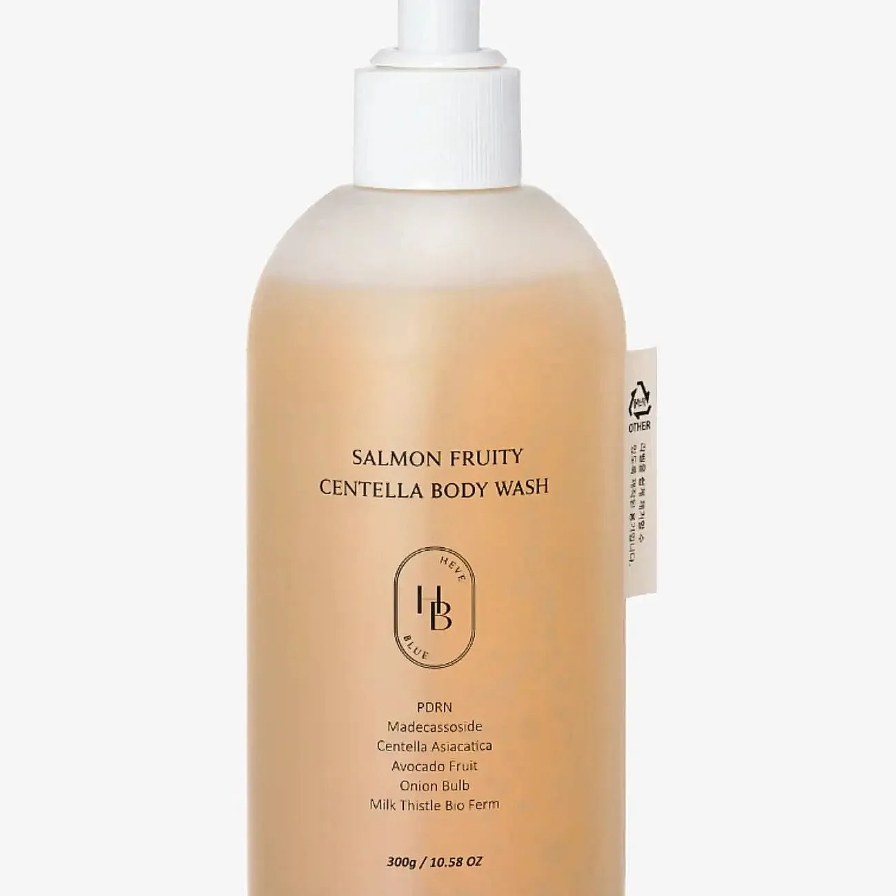 Heveblue Salmon Fruity Centella Body Wash - Nude - 300 ML