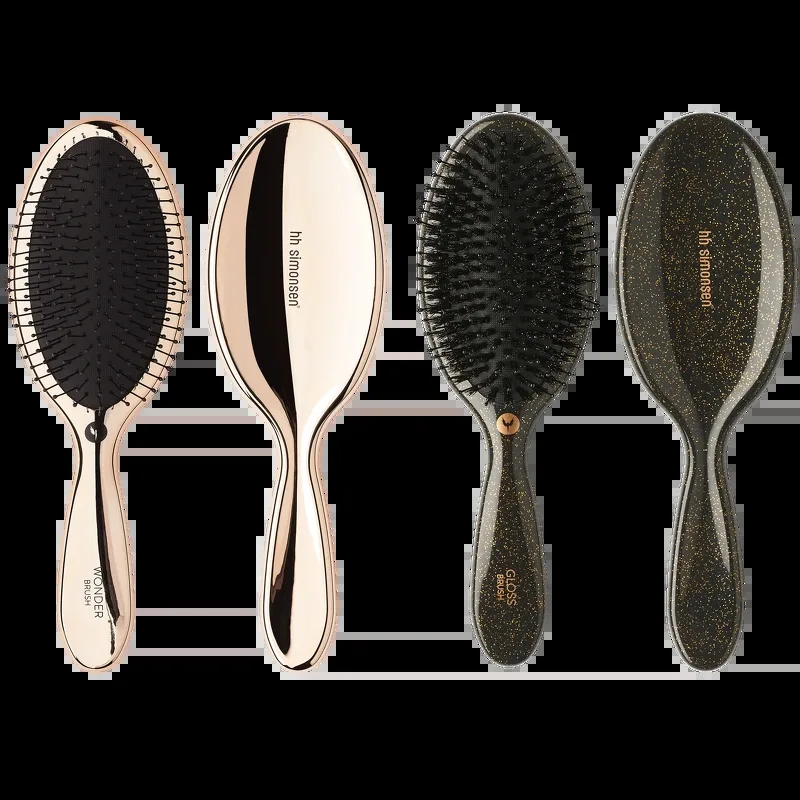 HH Simonsen Wonder&Gloss Brush - Glossy Gold AW26 - Glossy Gold (Limited Edition)