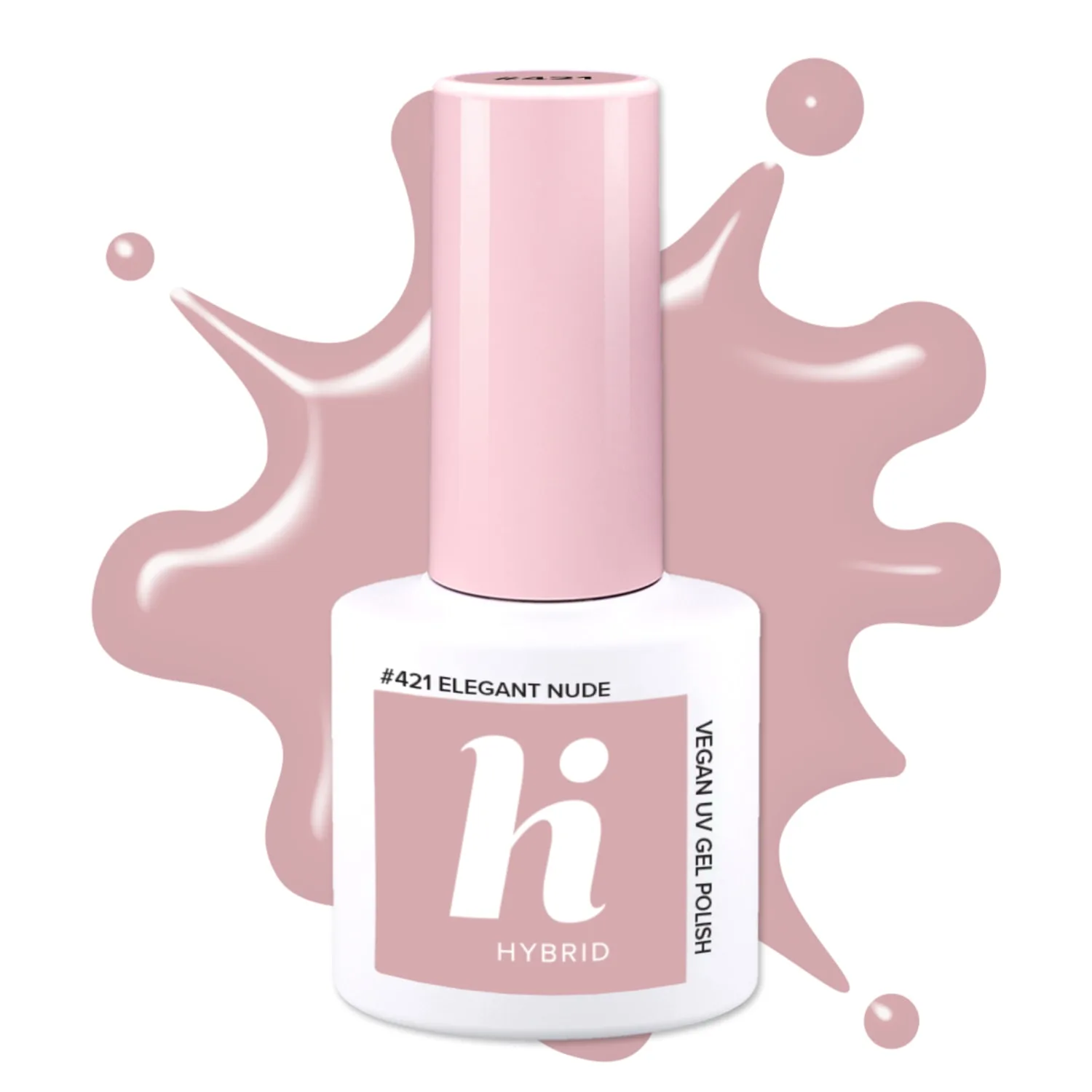 hi hybrid #421 UV Gel Polish Elegant Nude 5 ml