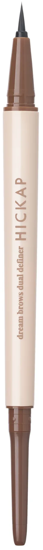 Hickap Dream Brows Dual Definer Medium Brown 7g