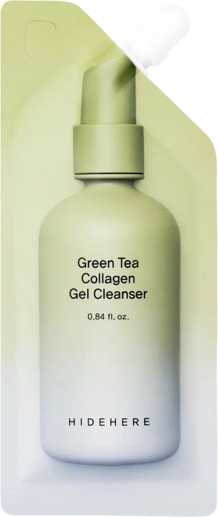 HIDEHERE Green Tea Collagen Gel Cleanser 25 ml