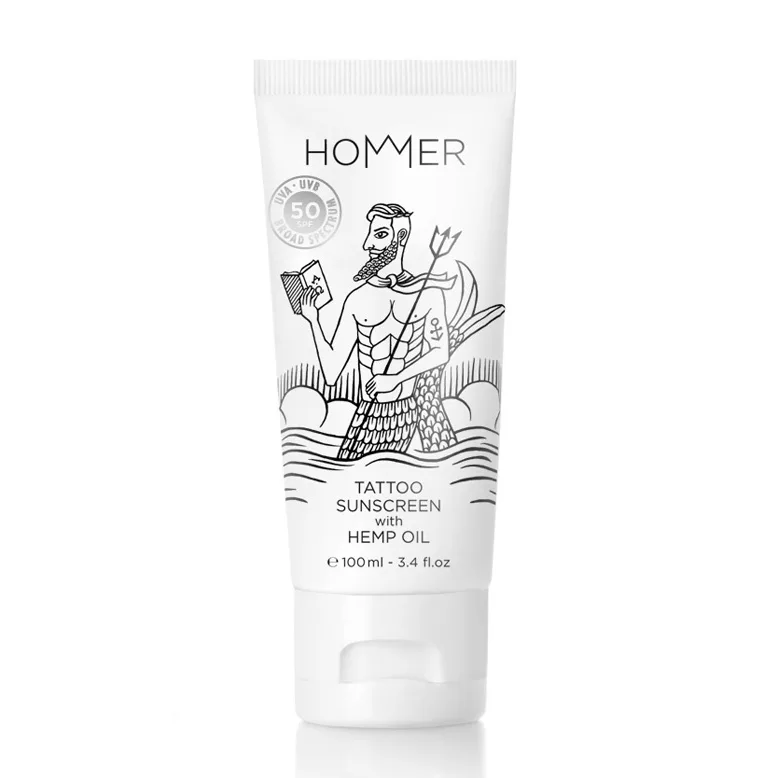 Hommer Tattoo Solbeskyttelse SPF 50 (100 ml)