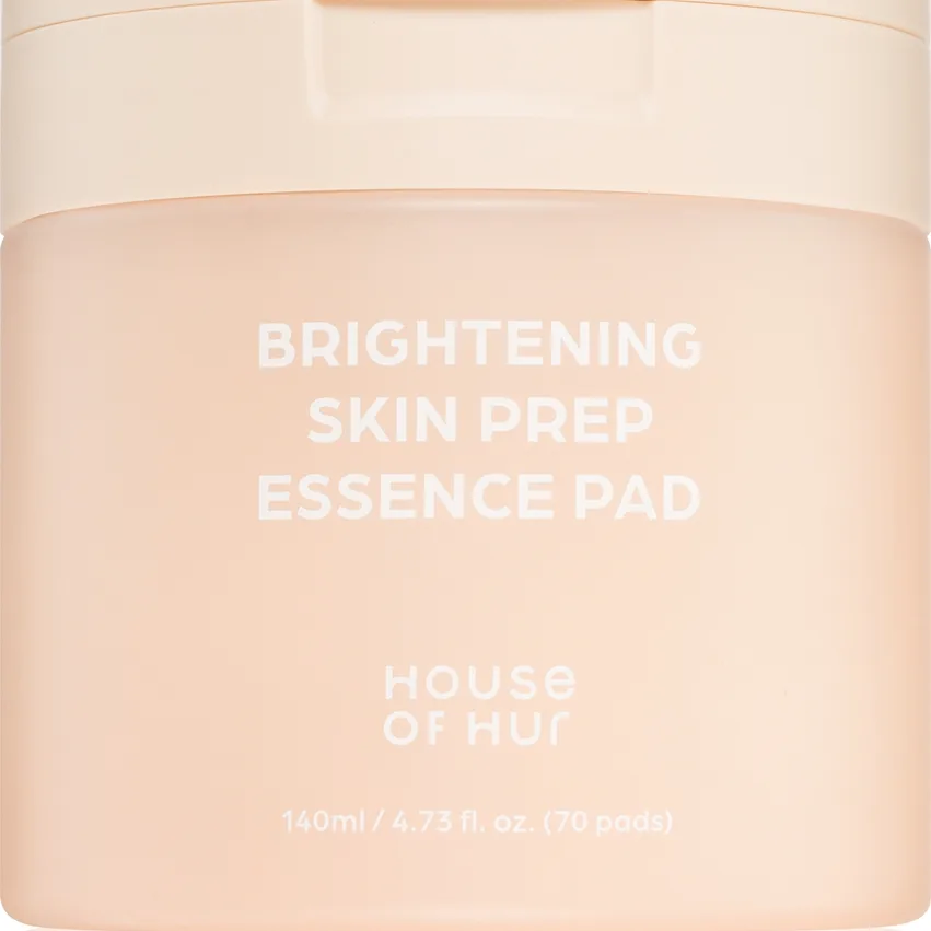 House of Hur Brightening Skin Prep Essence Pad tonande pads för jämn hudton 140 ml