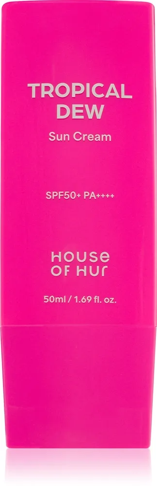 House of Hur Tropical Dew Sun Cream Fugtgivende og beskyttende creme SPF 50+ 50 ml