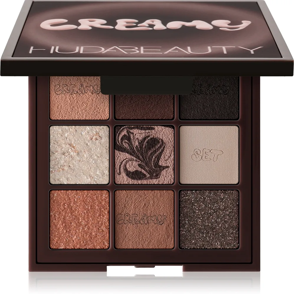 Huda Beauty Creamy Obsessions Eyeshadow Palette luomiväripaletti sävy Greige 8.22 g