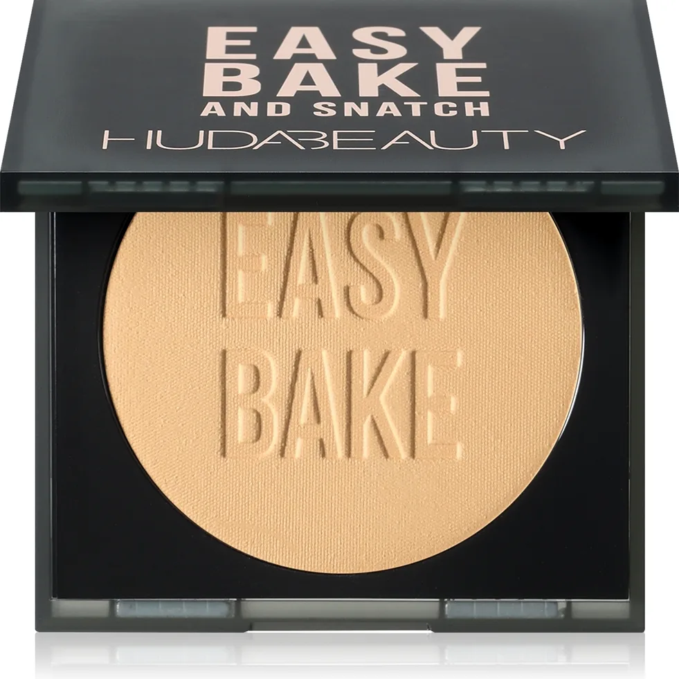 Huda Beauty Easy Bake and Snatch Brightening and Setting Powder kiinnityspuuteri välittömään kirkastukseen sävy Cupcake 8.5 g