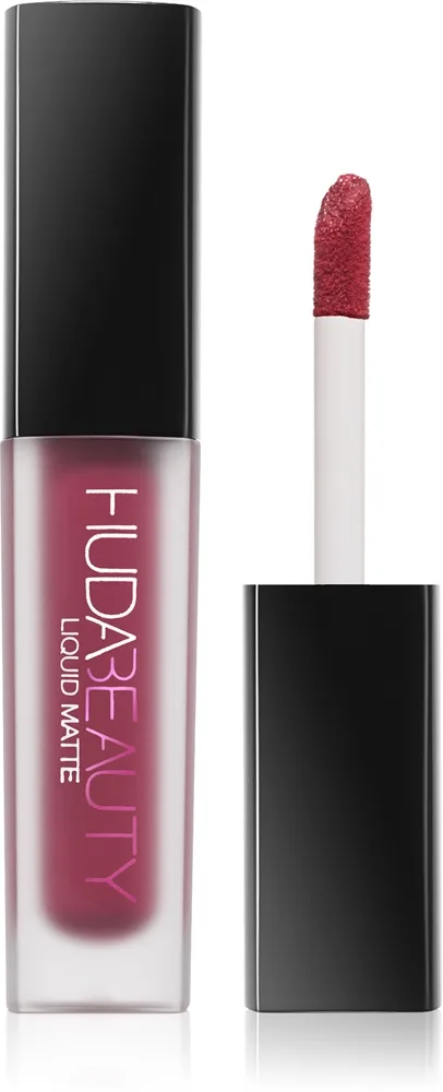 Huda Beauty Liquid Matte Mini nestemäinen mattapinnan antava huulipuna sävy Trophy Wife 1.9 ml