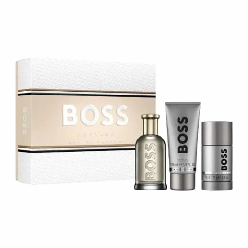 Giftset Hugo Boss Bottled Edp 100ml + Shower Gel 100ml +Deodorant Stick 75g
