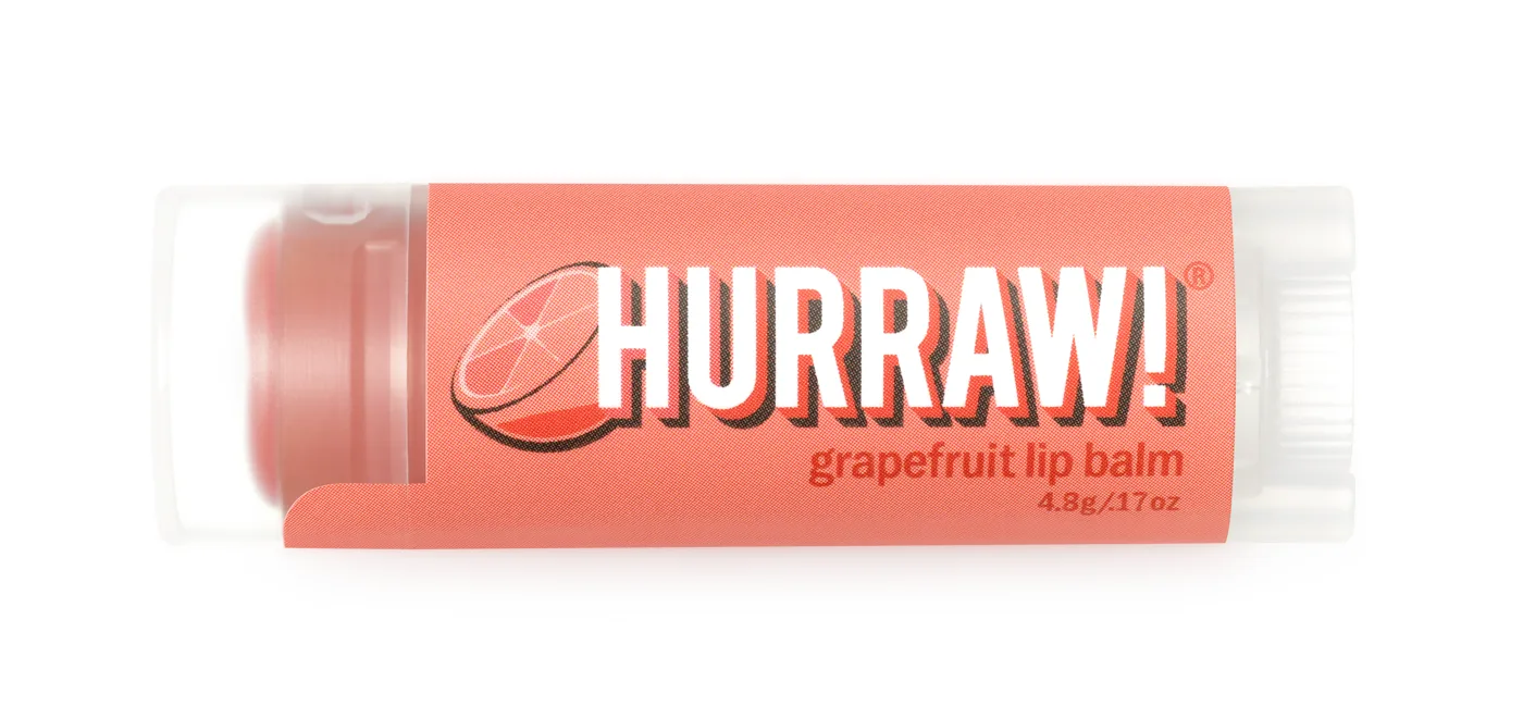 HURRAW! Tinted Lip Balm Grapefruit