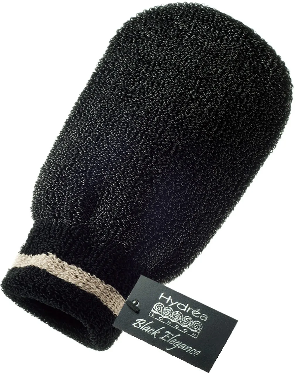 Hydréa London Exfoliating Spa Mitt Black