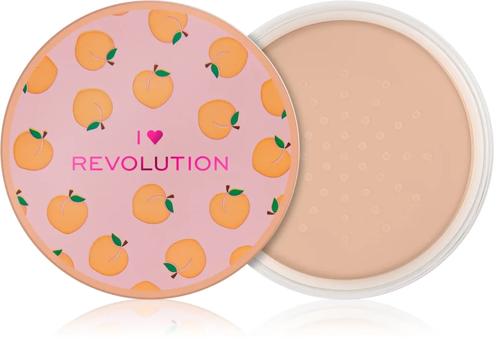 I Heart Revolution Baking Powder hellävarainen puuteri sävy Peach 22 g