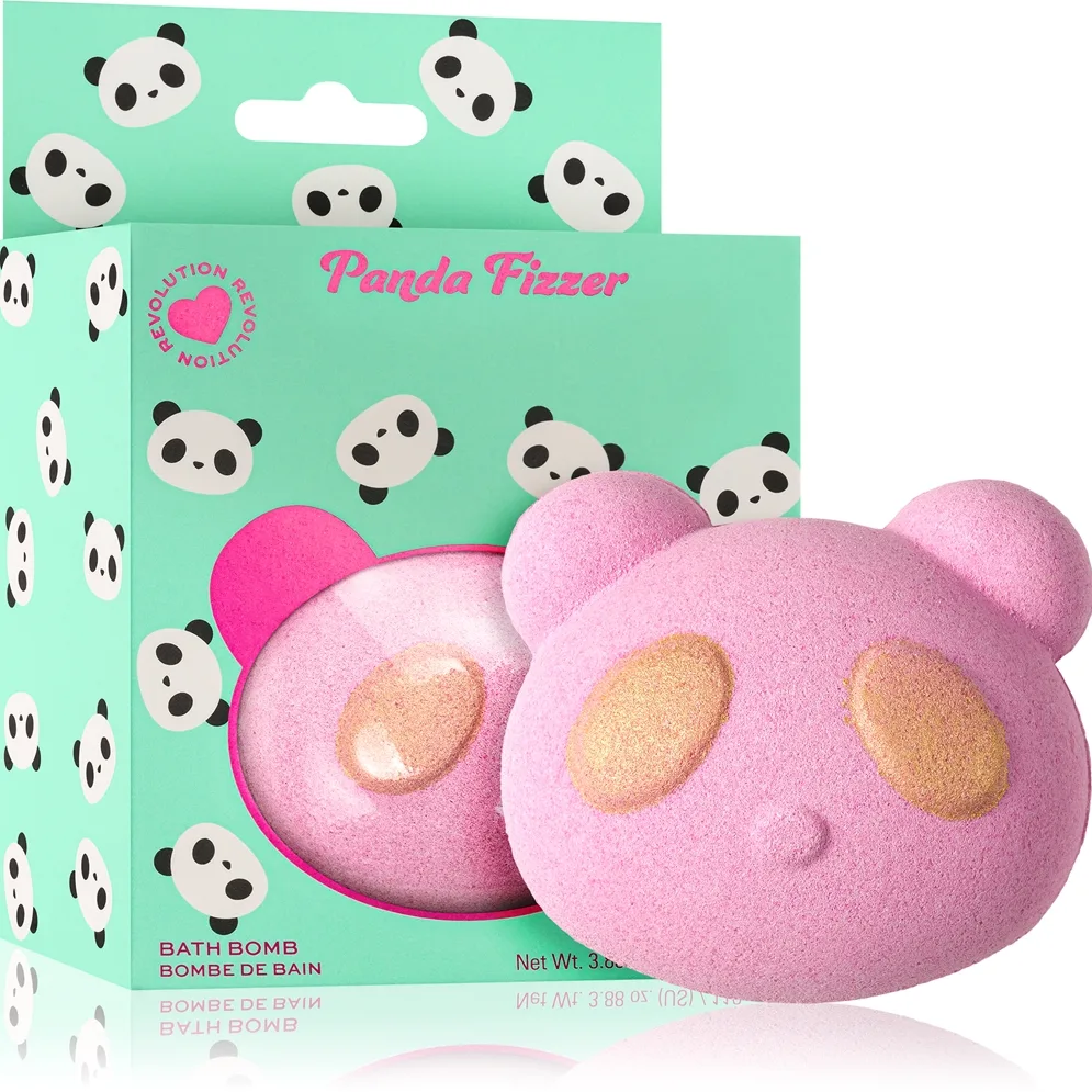 I Heart Revolution Bath Fizzer Panda Bath Bomb Arom Cranberry & Vanilla 110 g