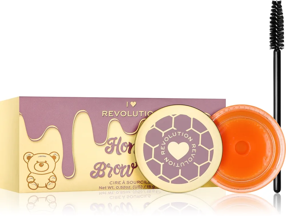 I Heart Revolution Honey Bear Bryn voks med børste 15 g