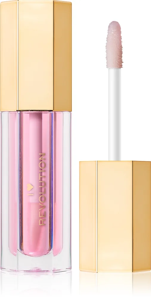 I Heart Revolution Honey Bear sävyttävä huuliöljy kosteuttava ja kiiltoa antava sävy Gold 4 ml