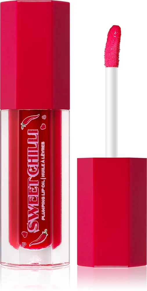 I Heart Revolution Sweet Chilli Plumping huuliöljy suurentava vaikutus sävy Red 4 ml
