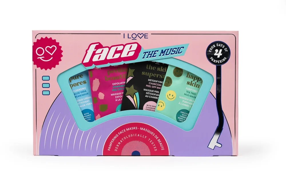 I Love Face the Music Presentförpackning för ansikte