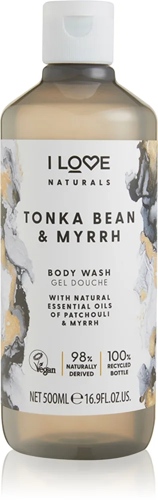 I Love Naturals Tonka Bean & Myrrh Brusegel 500 ml