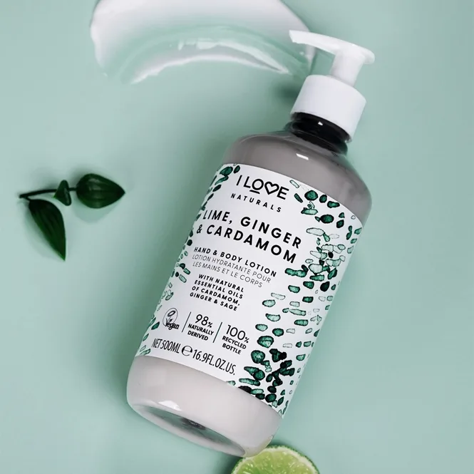 I Love Naturals Lime, Ginger & Cardamom Kroppslotion 500 ml