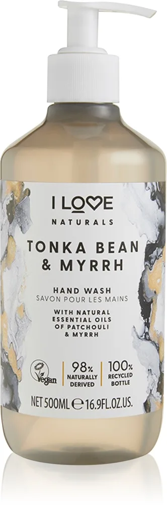 I Love Naturals Tonka Bean & Myrrh Håndsæbe 500 ml