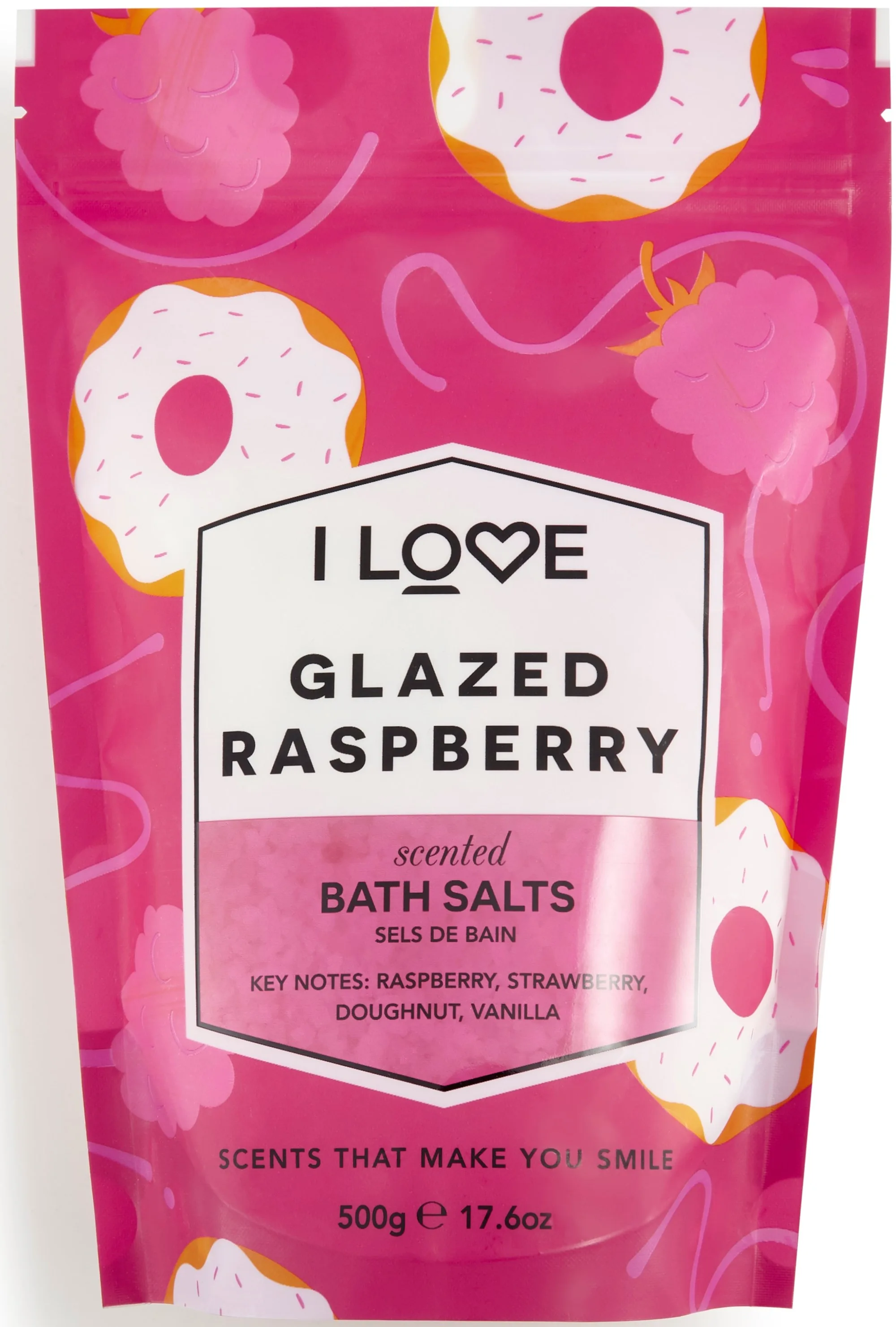 I LOVE I Love Signature Bath Salts Glazed Raspberry 500G - Nude - 500 g