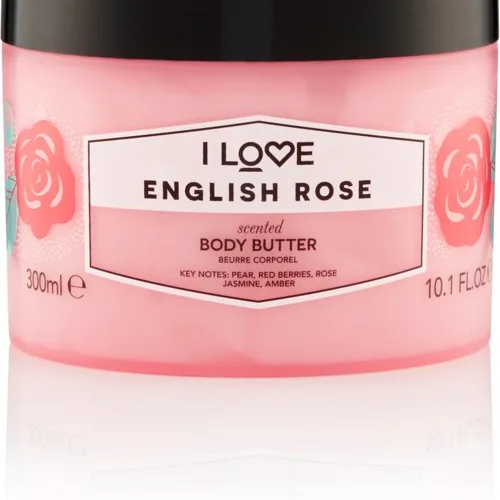 I Love Signature Body Butter English Rose 300 ml