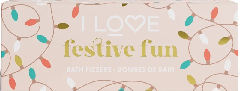 I Love Special Moments Festive Fun Bath Bomb doft Cinnamon, Pumpkin Spice, Gingerbread 3x150 g