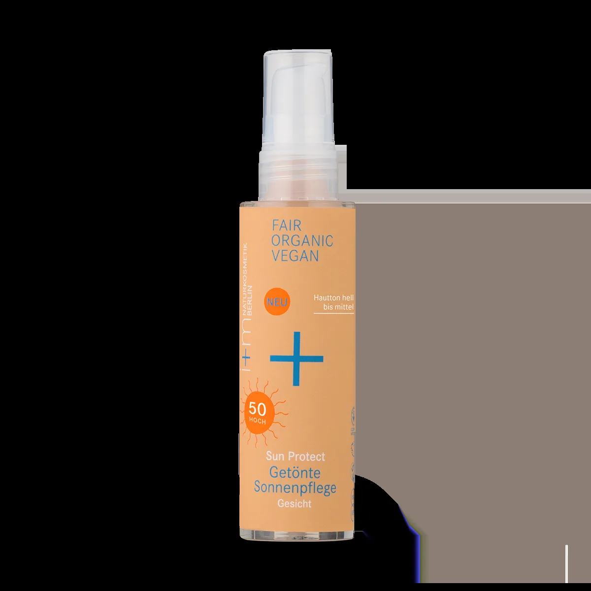 I+M - Getönte Sonnenpflege Gesicht SPF 50, 50 ml