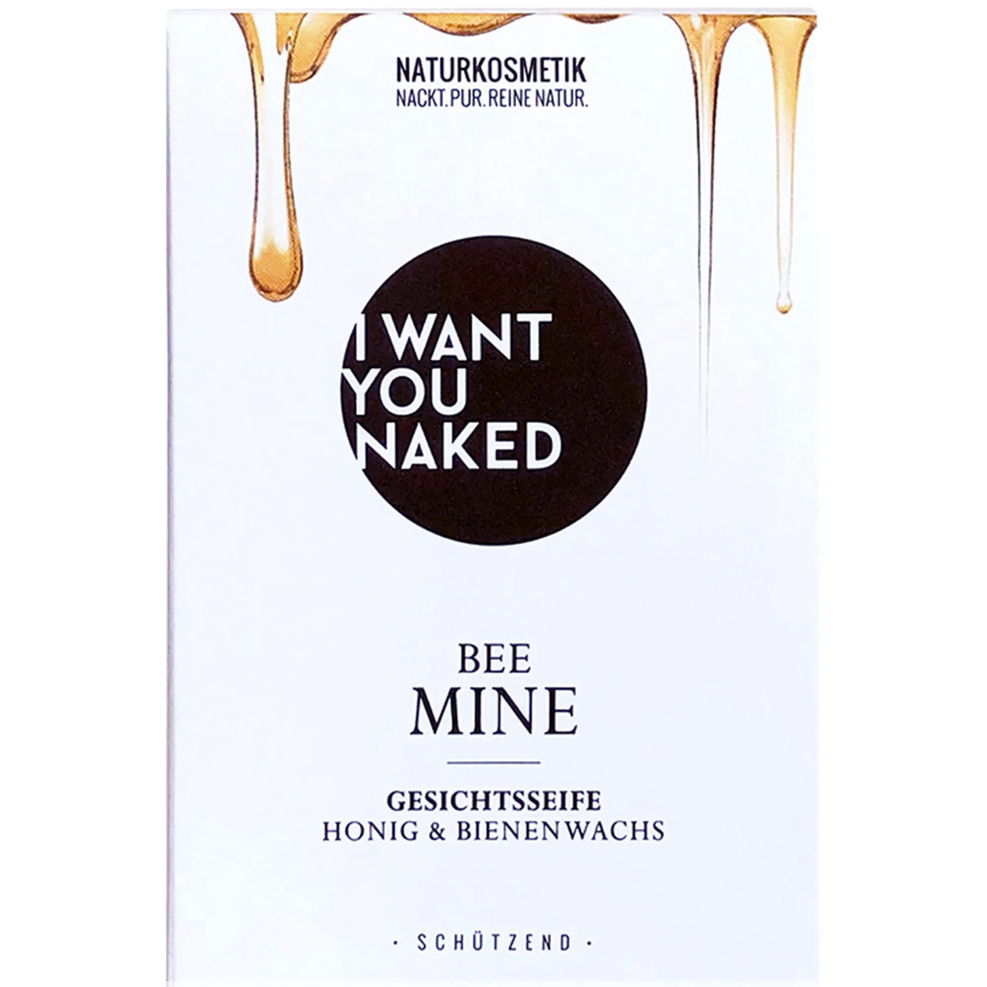 I WANT YOU NAKED Bee mine Honung och bivax Ansiktstvål