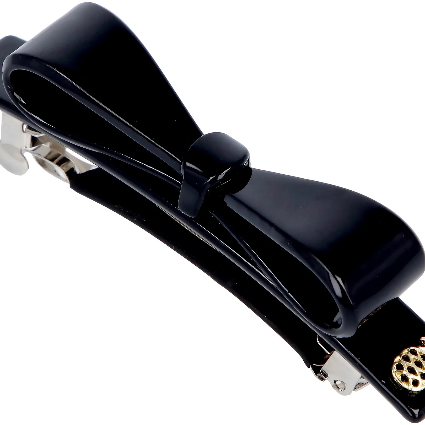 Ia Bon Bow Clip Glossy Black