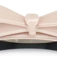 Ia Bon Bow Clip Sparkling Nude Pink