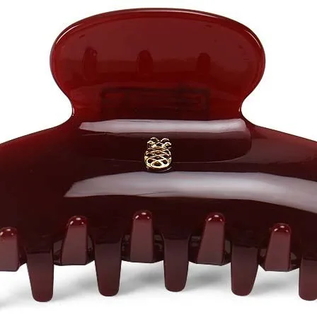Ia Bon Large Hair Claw Burgundy