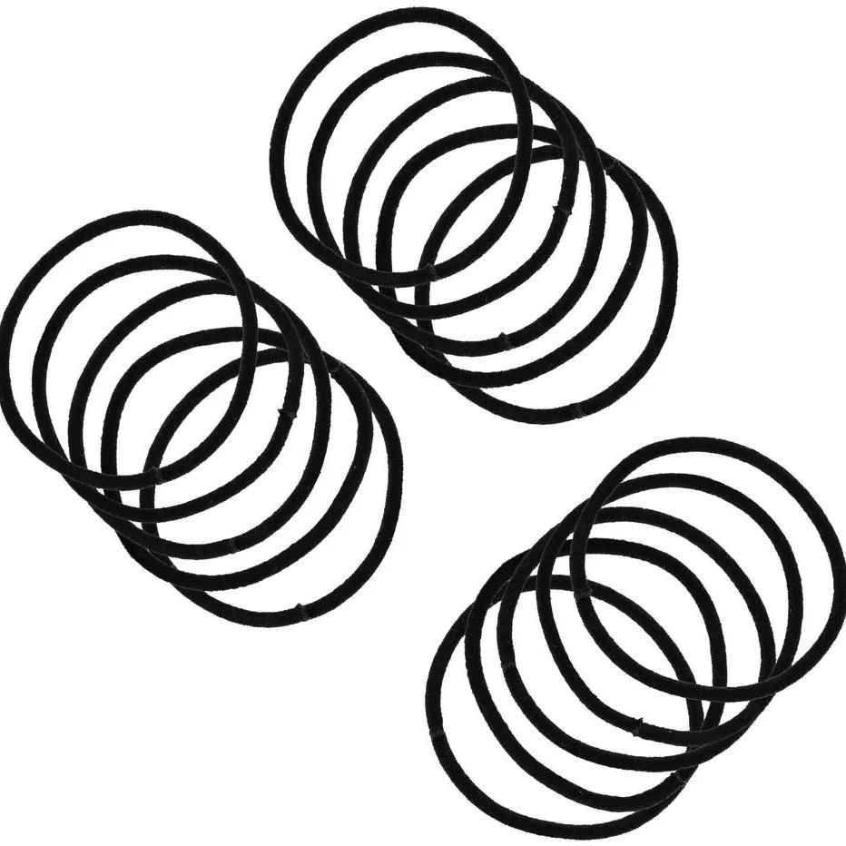 Ibero Hair Tie With Bamboo Fiber 15 pcs 15 kpl