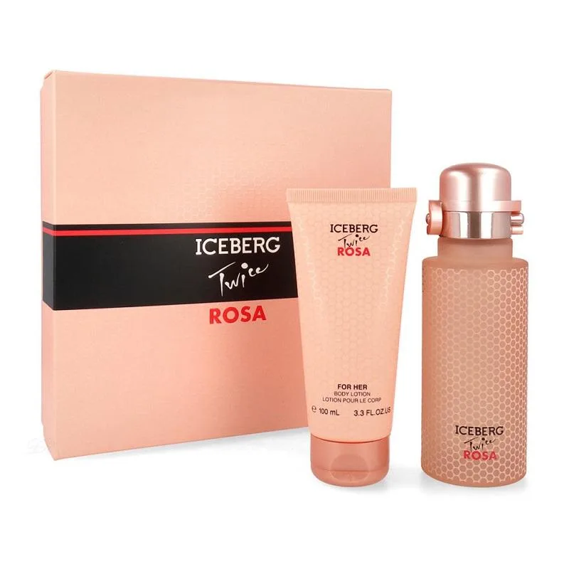 Iceberg Twice Rosa For Her Gift Set EdT 125ml + 100ml Body Lotion