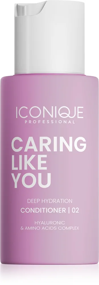 ICONIQUE Professional CARING LIKE YOU Deep Hydration syväkosteuttava hoitoaine kuiville ja vaurioituneille hiuksille 70 ml