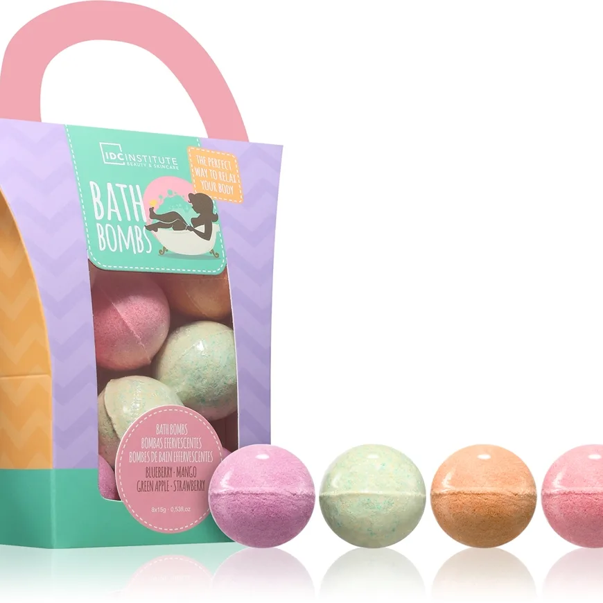 IDC Institute Bath Bombs Badebombe 8x15 g