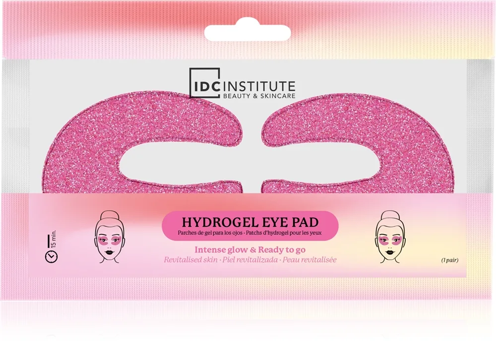 IDC Institute C Shaped Glitter Eye Pink Ögonkontureringsmask 1 st.