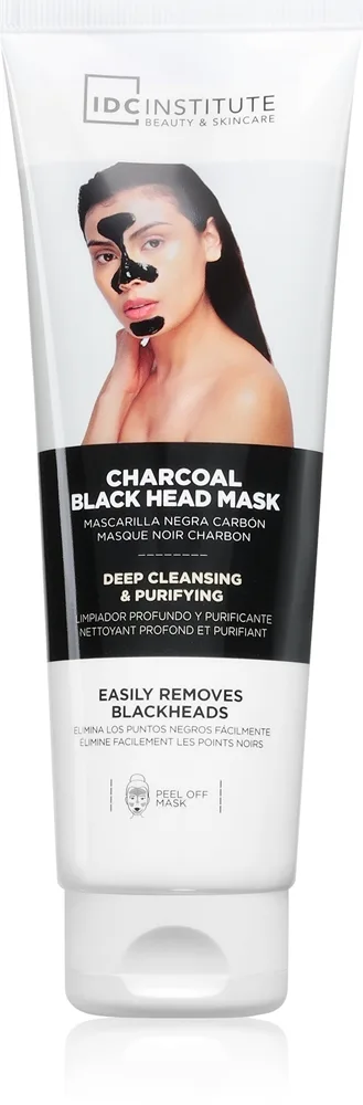 IDC Institute Charcoal Peel-off maske med aktiv kul mod hudorme 120 ml