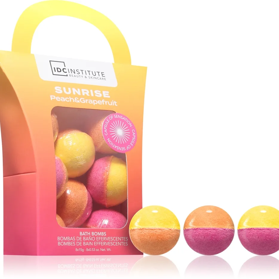 IDC Institute Cocktail Bar Badebombe Farbton Sunrise 8x15 g